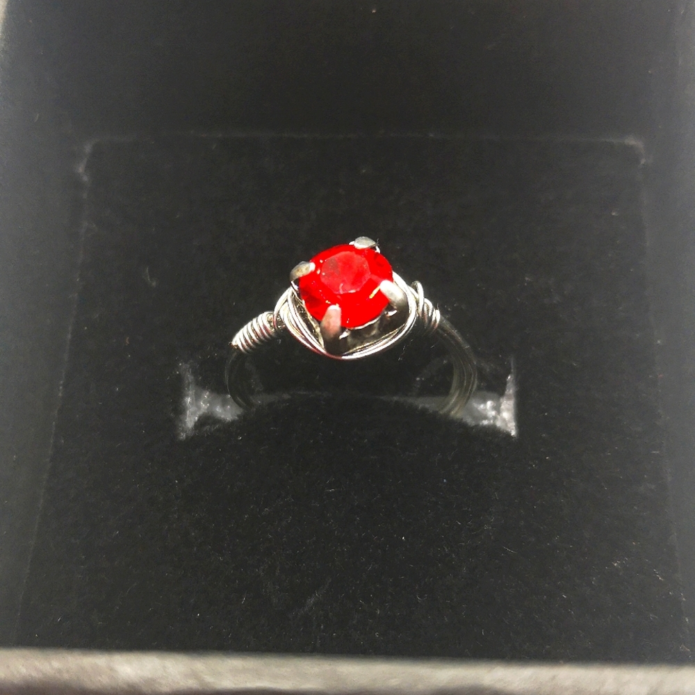 Handmade wire wrap ring 🔥🧱 - Picture 1 of 5